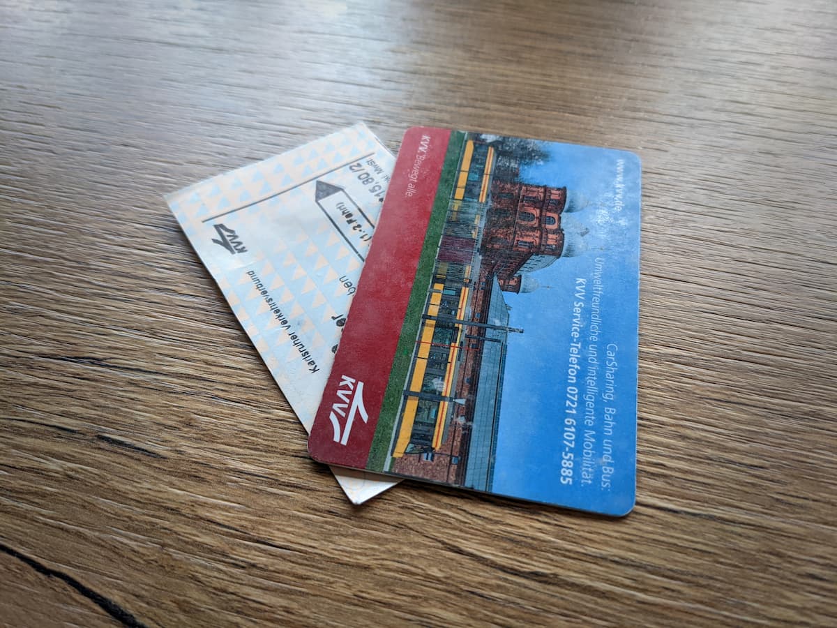 Viererkarte und Smartcard