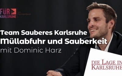 Mit vollem Einsatz für ein sauberes Karlsruhe